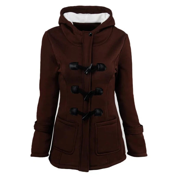 Women's Mid-Length Hooded Winter Jacket