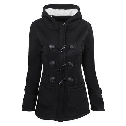 Women's Mid-Length Hooded Winter Jacket