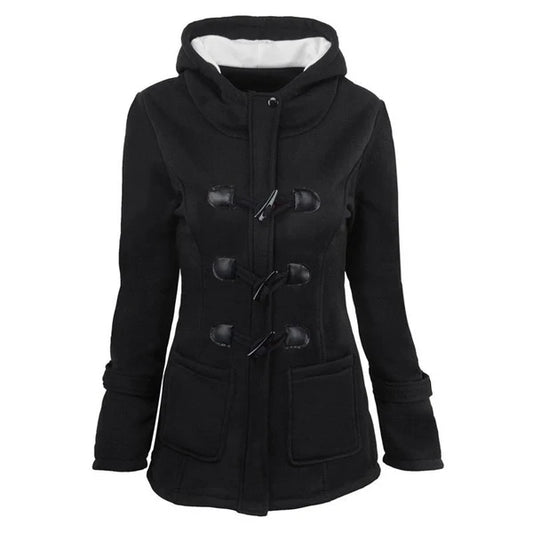 Women's Mid-Length Hooded Winter Jacket