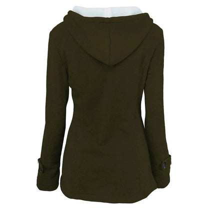 Women's Mid-Length Hooded Winter Jacket