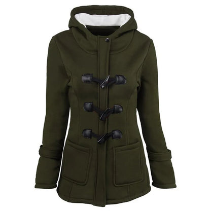 Women's Mid-Length Hooded Winter Jacket