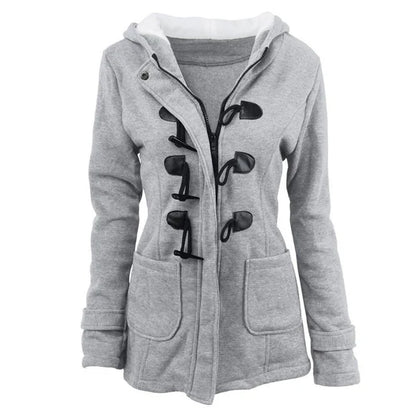 Women's Mid-Length Hooded Winter Jacket
