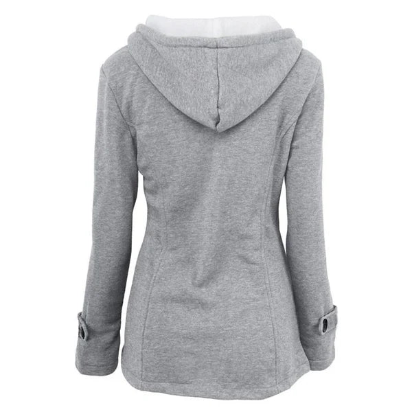 Women's Mid-Length Hooded Winter Jacket