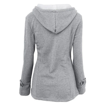 Women's Mid-Length Hooded Winter Jacket