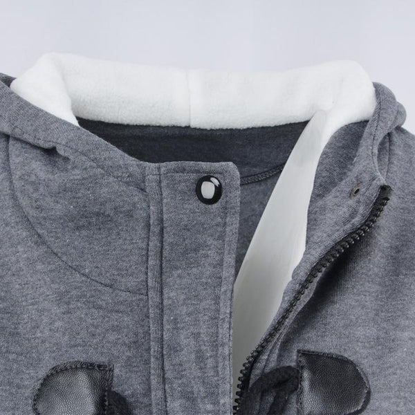 Women's Mid-Length Hooded Winter Jacket