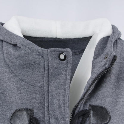 Women's Mid-Length Hooded Winter Jacket