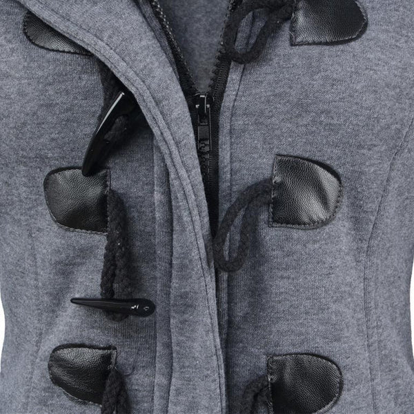 Women's Mid-Length Hooded Winter Jacket