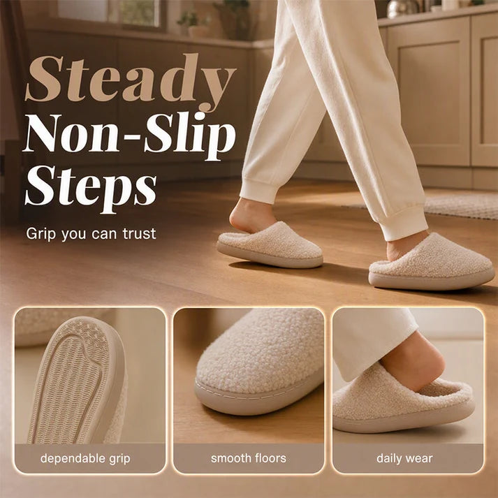 Unisex Plush Indoor Slippers