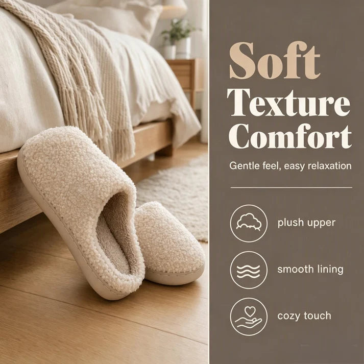 Unisex Plush Indoor Slippers
