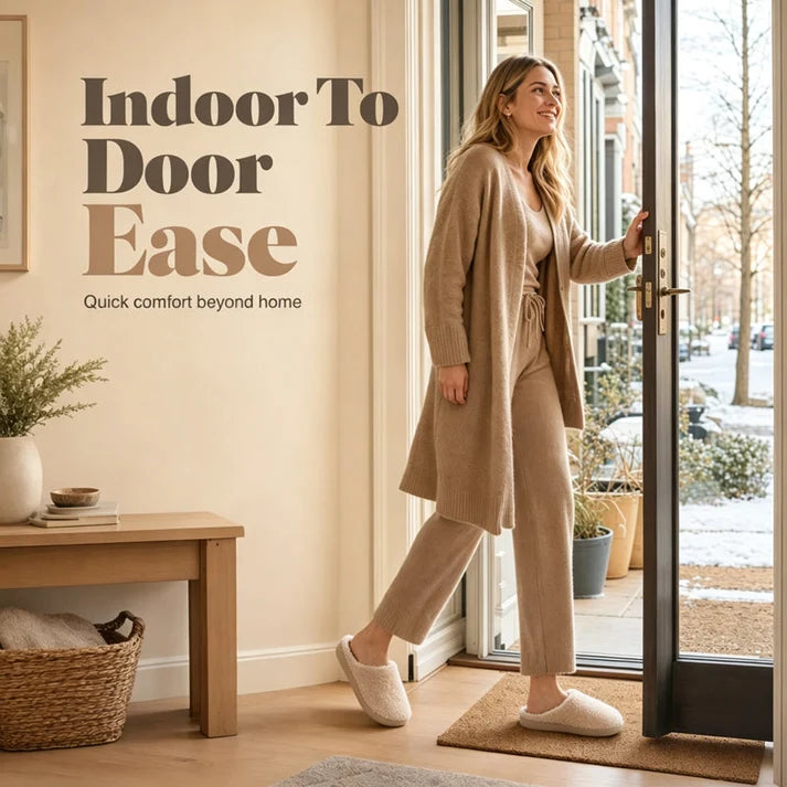 Unisex Plush Indoor Slippers