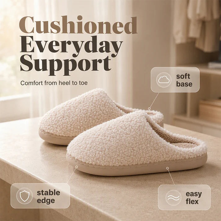 Unisex Plush Indoor Slippers