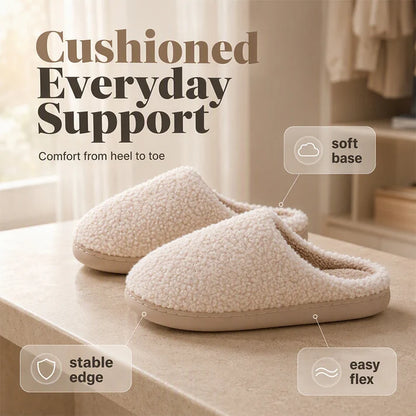 Unisex Plush Indoor Slippers