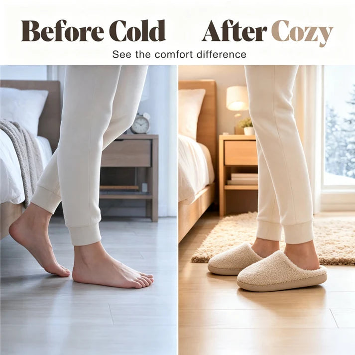 Unisex Plush Indoor Slippers