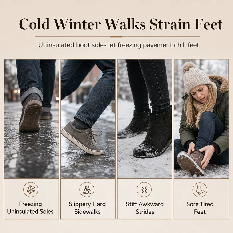Women's Fleece-Lined Chunky Mid-Calf Boots