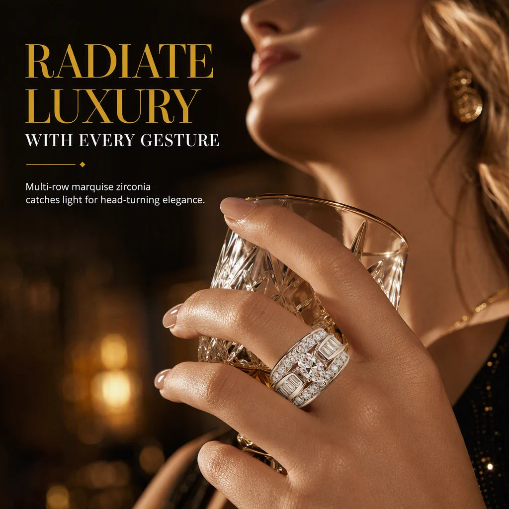 Women's Cubic Zirconia Statement Ring