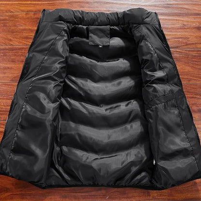Men's Padded Stand Collar Gilet