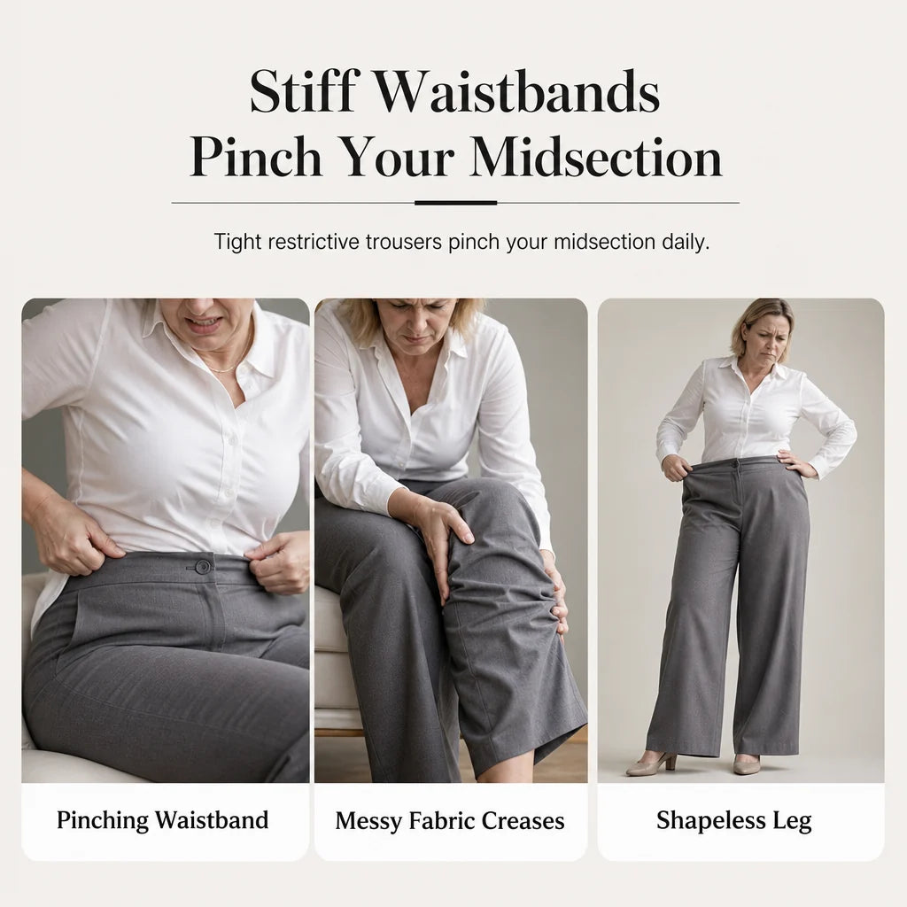 Women's High-Waist Wide-Leg Trousers