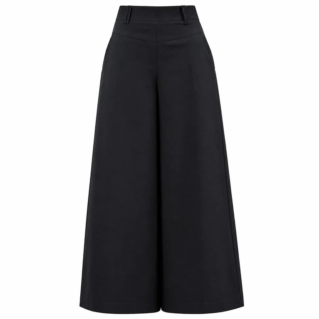 Women's High-Waist Wide-Leg Trousers