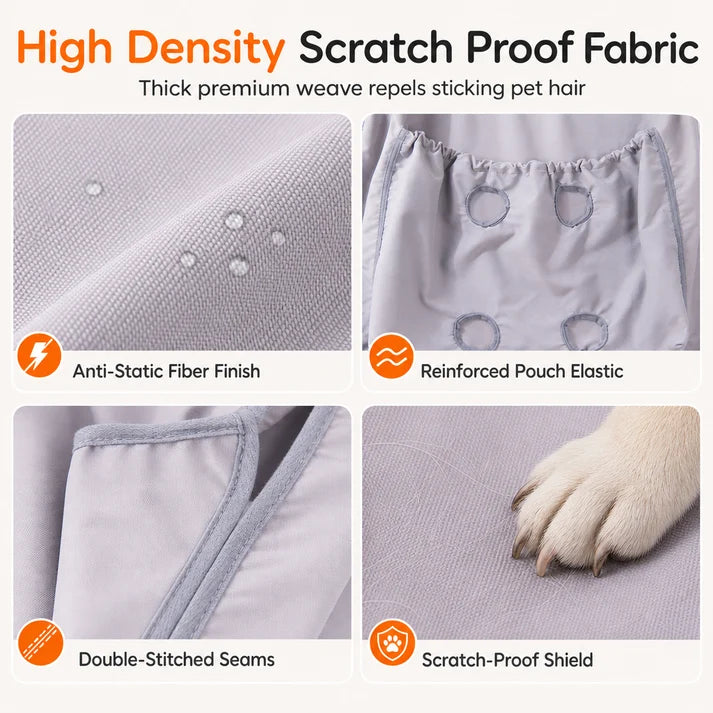 Hands-Free Cat Grooming Pouch Apron