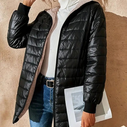 Women's Quilted Hooded Winter Coat