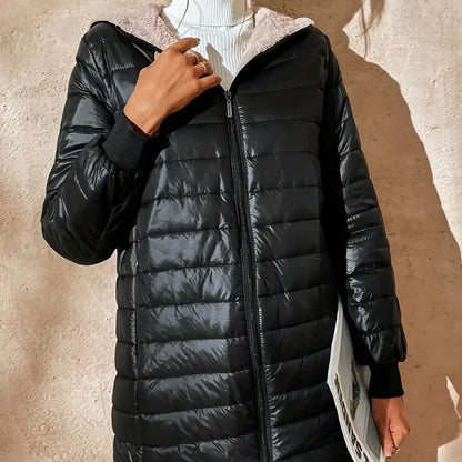 Women's Quilted Hooded Winter Coat