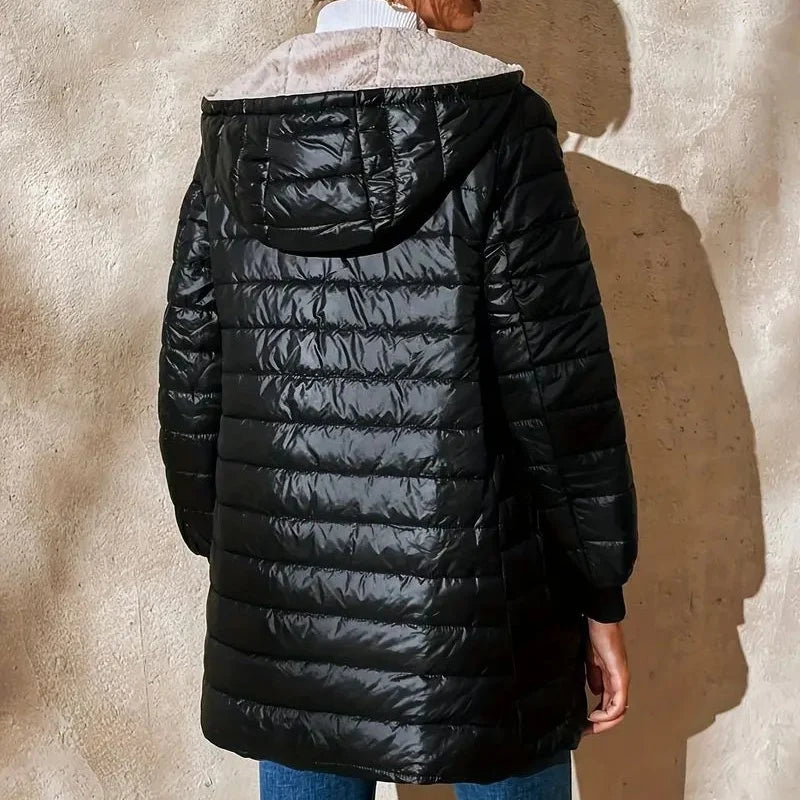Women's Quilted Hooded Winter Coat