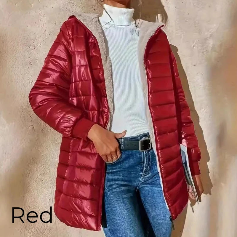 Women's Quilted Hooded Winter Coat