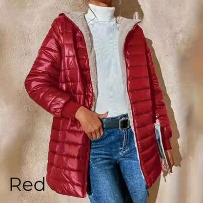 Women's Quilted Hooded Winter Coat