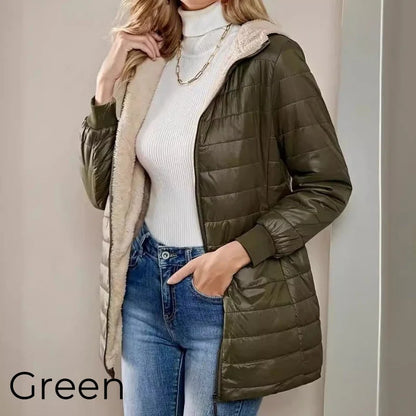 Women's Quilted Hooded Winter Coat