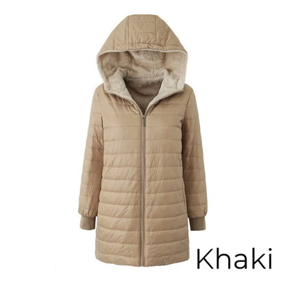 Women's Quilted Hooded Winter Coat