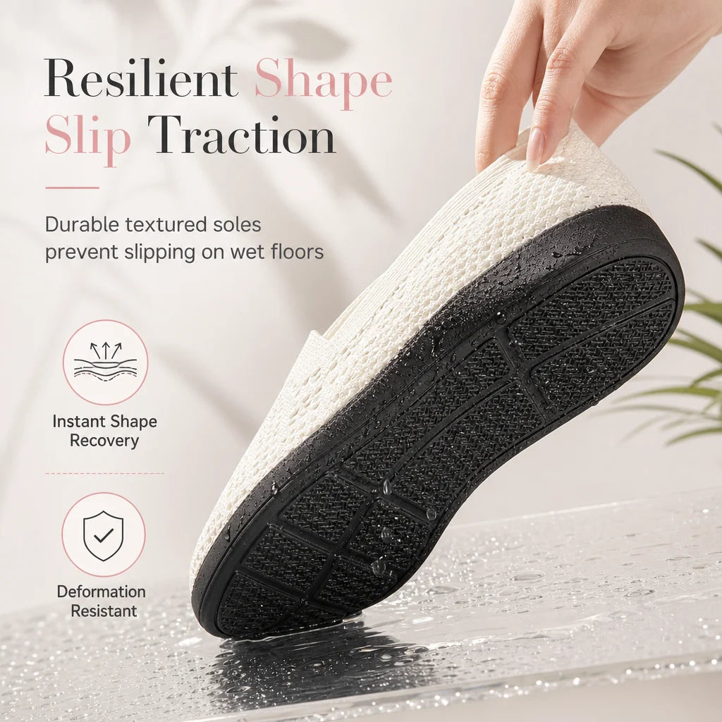 Women's Cut-Out Knit Slip-On Trainers