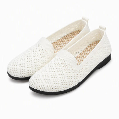 Women's Cut-Out Knit Slip-On Trainers