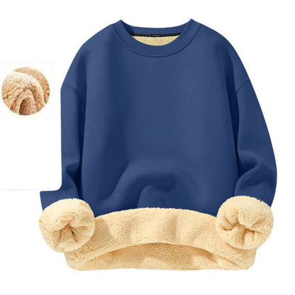 Men's Cosy Fleece-Lined Crew Neck Sweatshirt