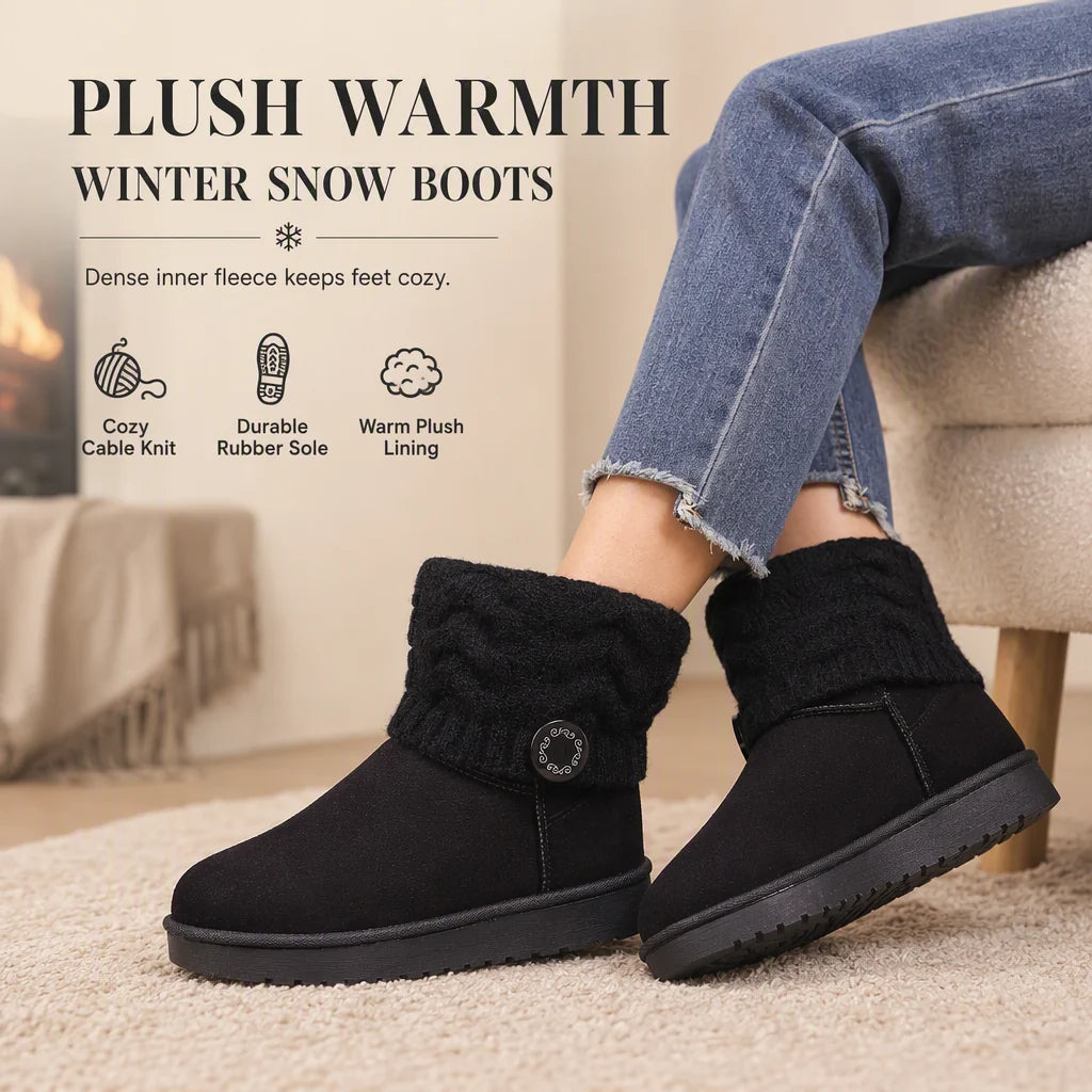 Women's Faux Fur Lined Mid-Calf Boots