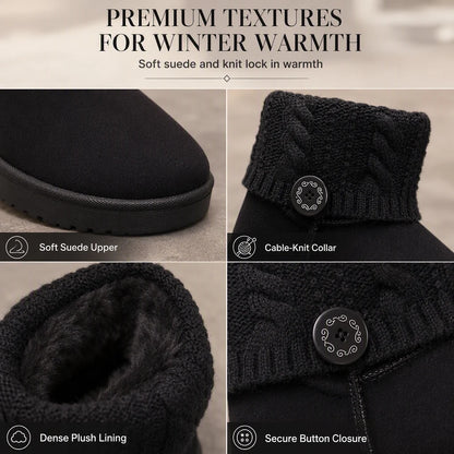 Women's Faux Fur Lined Mid-Calf Boots