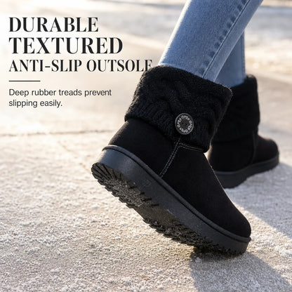 Women's Faux Fur Lined Mid-Calf Boots