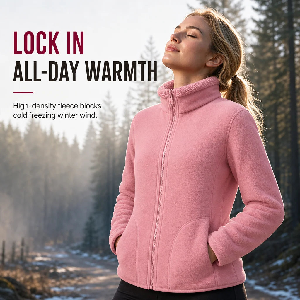 Cosy Reversible Fleece Zip-Up Jacket