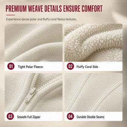 Cosy Reversible Fleece Zip-Up Jacket