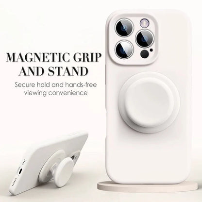 Slim Silicone iPhone Case with Magnetic Stand