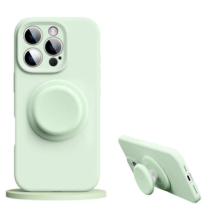 Slim Silicone iPhone Case with Magnetic Stand