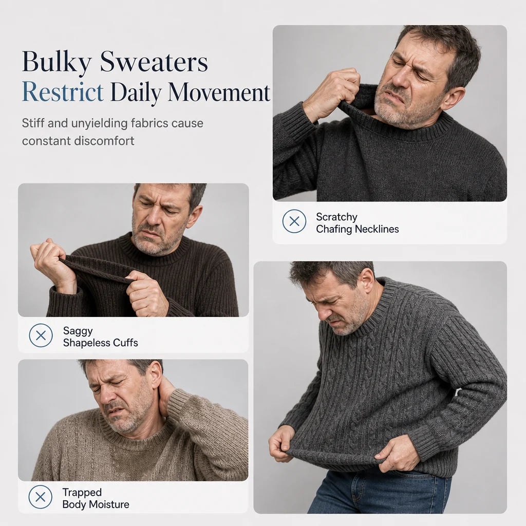 Men's Ribbed Quarter-Zip Pullover