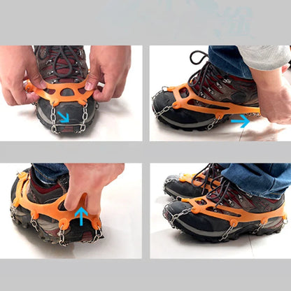 Quick-Fit Stainless Steel Ice Crampons