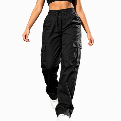 Women's Relaxed Straight-Leg Cargo Trousers