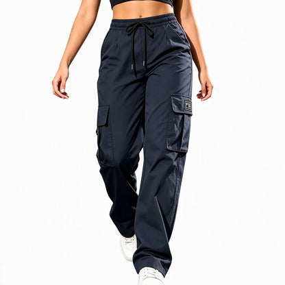 Women's Relaxed Straight-Leg Cargo Trousers