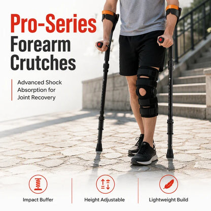 Foldable Adjustable Forearm Crutches