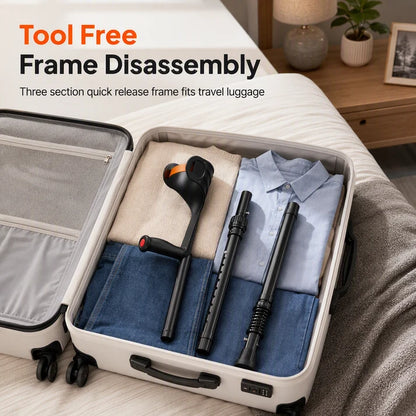 Foldable Adjustable Forearm Crutches