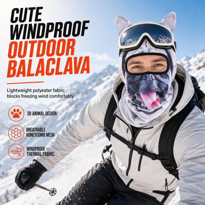 Animal Print Windproof Balaclava