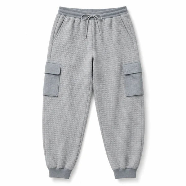 Men's Textured Multi-Pocket Cargo Joggers