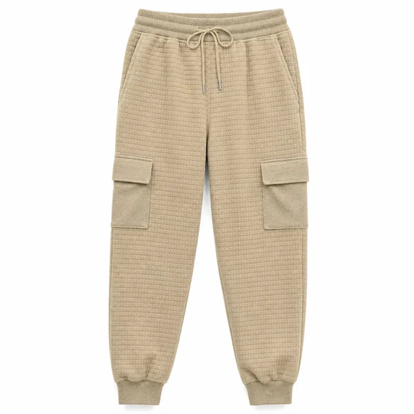 Men's Textured Multi-Pocket Cargo Joggers