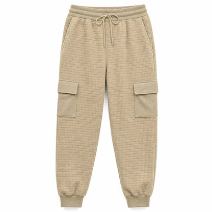 Men's Textured Multi-Pocket Cargo Joggers
